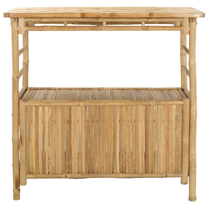 Tavolo da bar da esterno Naturale 110 x 50 x 105 cm Bambù