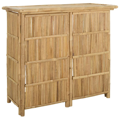 Tavolo da bar da esterno Naturale 115 x 55 x 105 cm Bambù