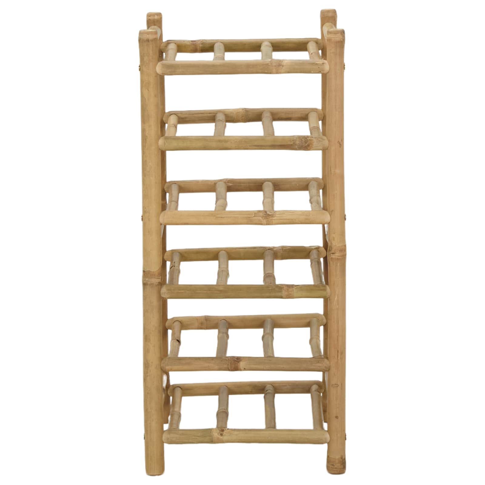 Portabottiglie Naturale 32,5 x 29,5 x 72 cm Bambù | homemem39