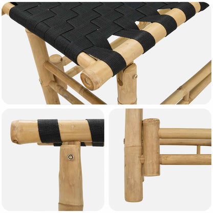 Panchina da giardino Naturale 110 x 38 x 40 cm Bambù | homemem39