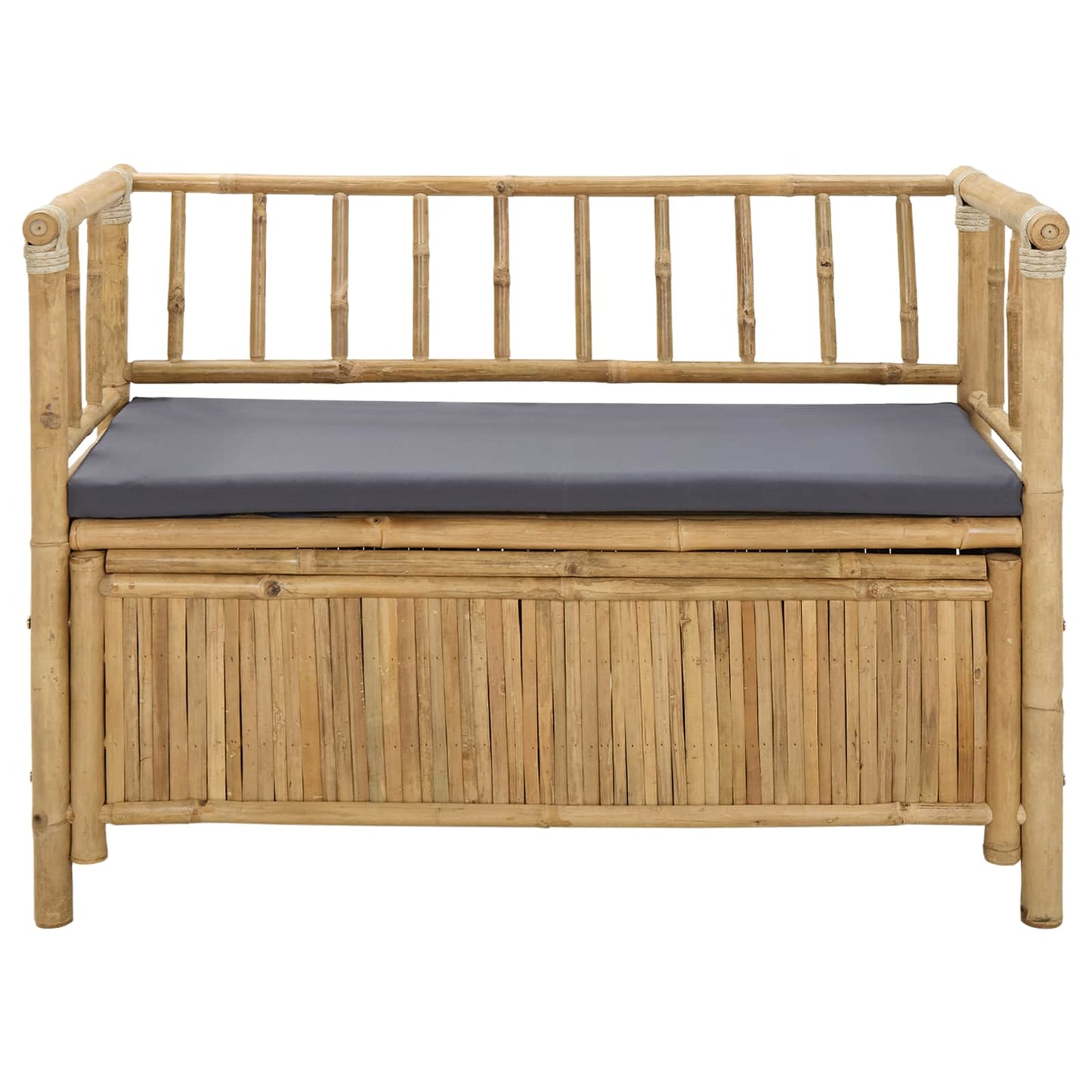 Panca da Giardino con Contenitore Naturale 110 x 47 x 80 cm | homemem39