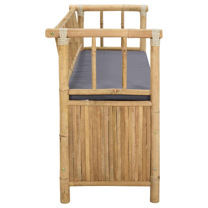 Panca da Giardino con Contenitore Naturale 110 x 47 x 80 cm | homemem39