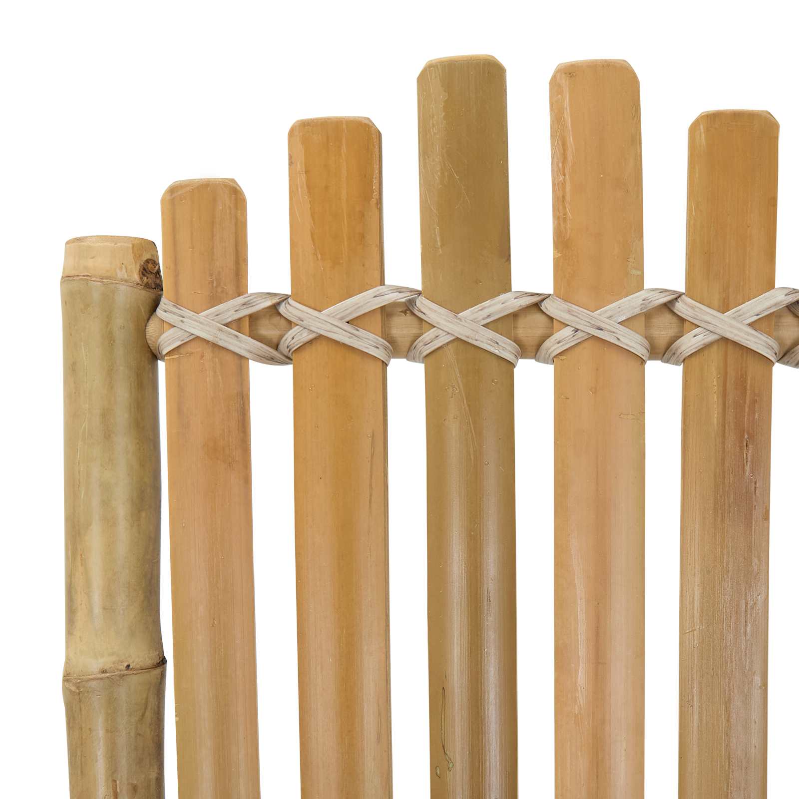 Sedia da Giardino 4 pcs Naturale 42 x 53 x 90 cm Bambù | homemem39