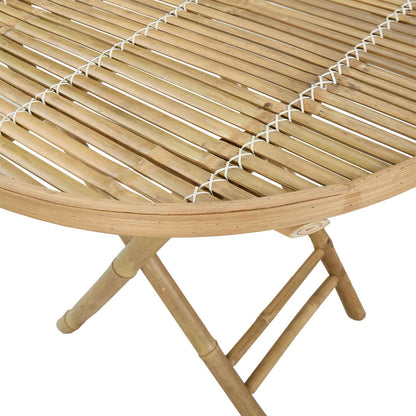 Tavolo da Giardino Naturale 80 x 70 cm Bambù | homemem39