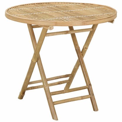 Tavolo da Giardino Naturale 80 x 70 cm Bambù | homemem39