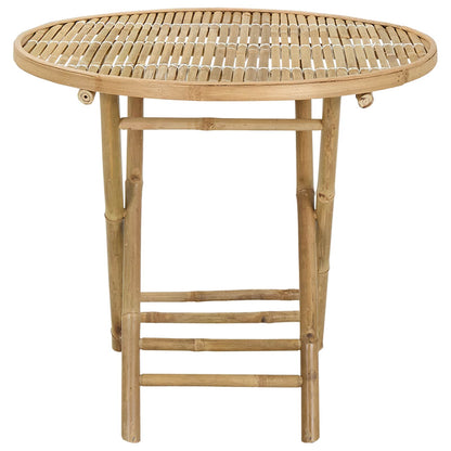 Tavolo da Giardino Naturale 80 x 70 cm Bambù | homemem39