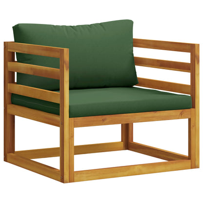 Set da giardino modulare 5 pezzi Naturale | homemem39