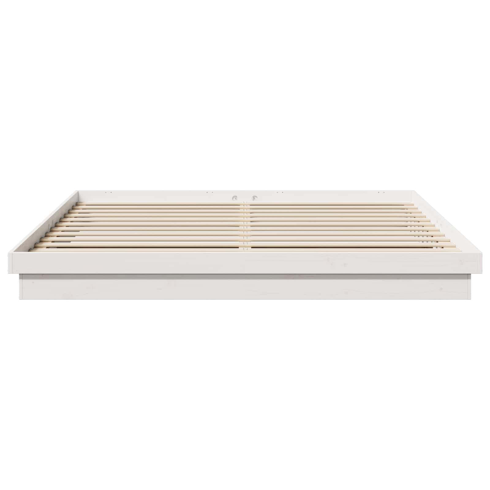 Struttura del letto Bianco 200 x 200 cm Pino massello | homemem39
