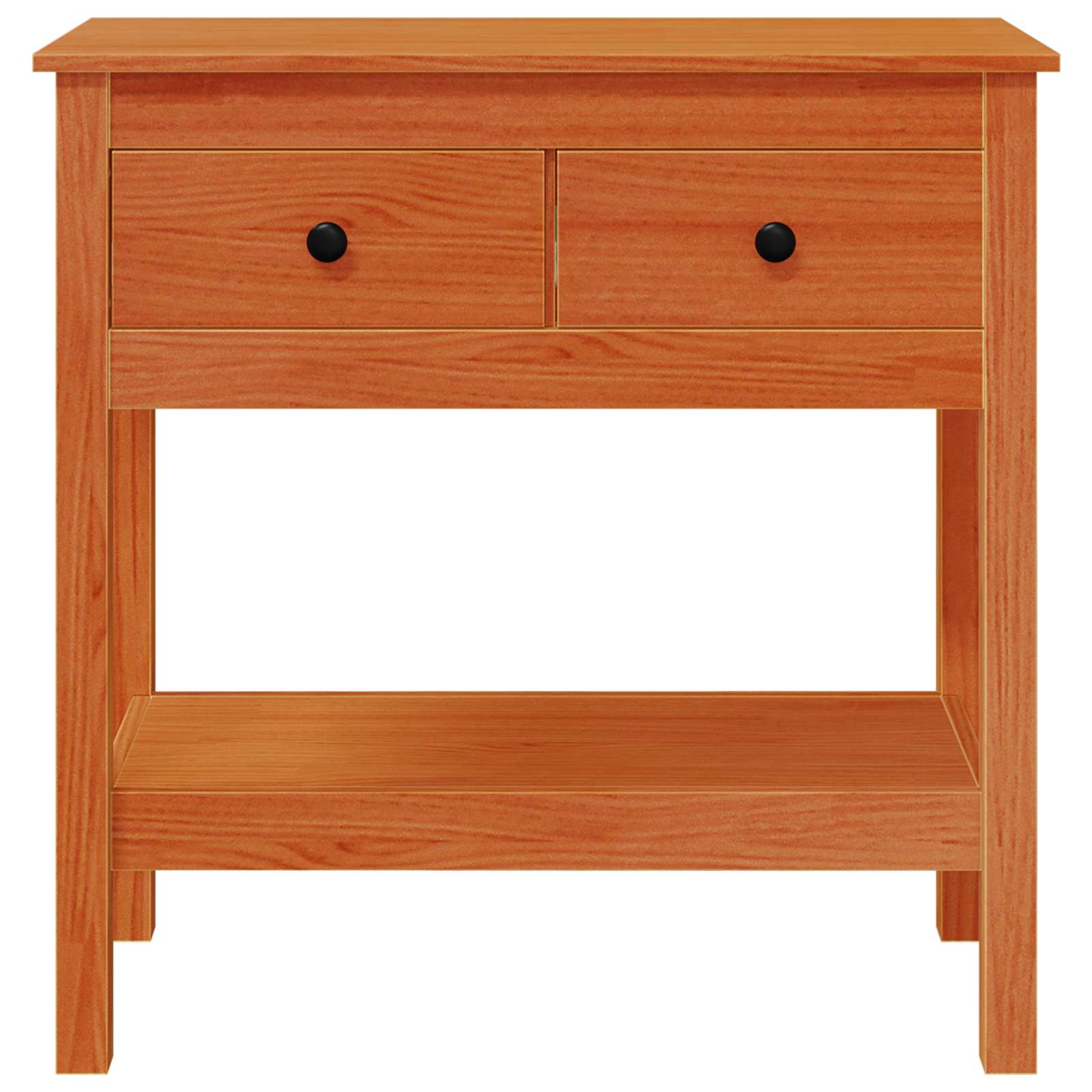 Tavolo consolle con cassetto Marrone cerato 75 x 35 x 75 cm | homemem39