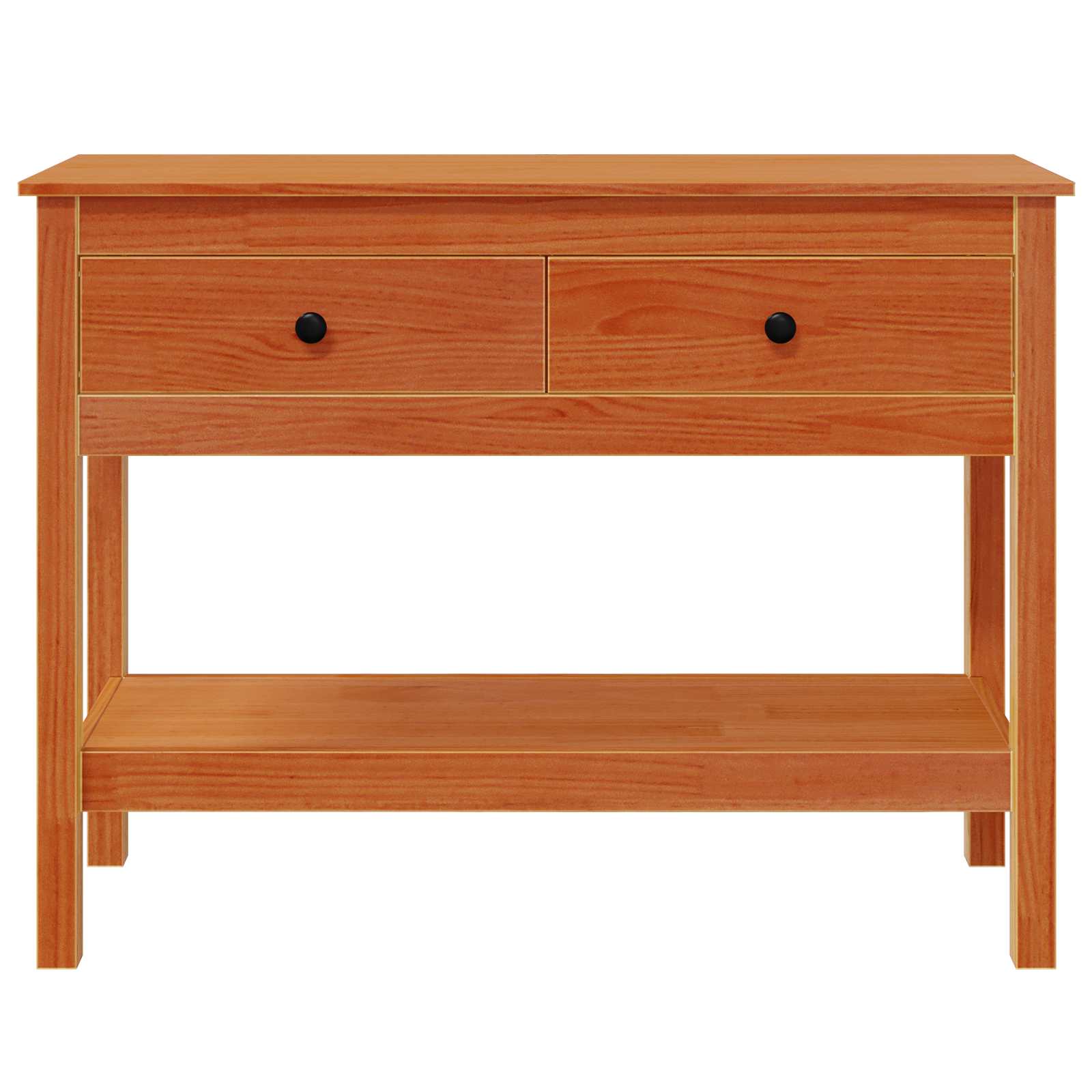Tavolo consolle con cassetto Marrone cerato 100 x 35 x 75 cm | homemem39