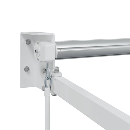 Telaio per tende da sole retrattile manuale Bianco 3 x 2 m | homemem39