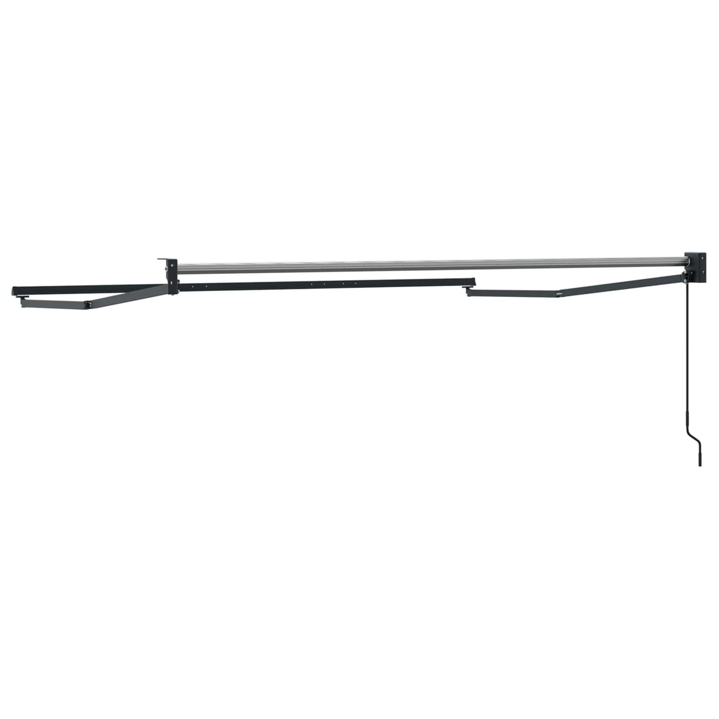 Telaio per tende da sole retrattile manuale Antracite 3 x 2 m | homemem39