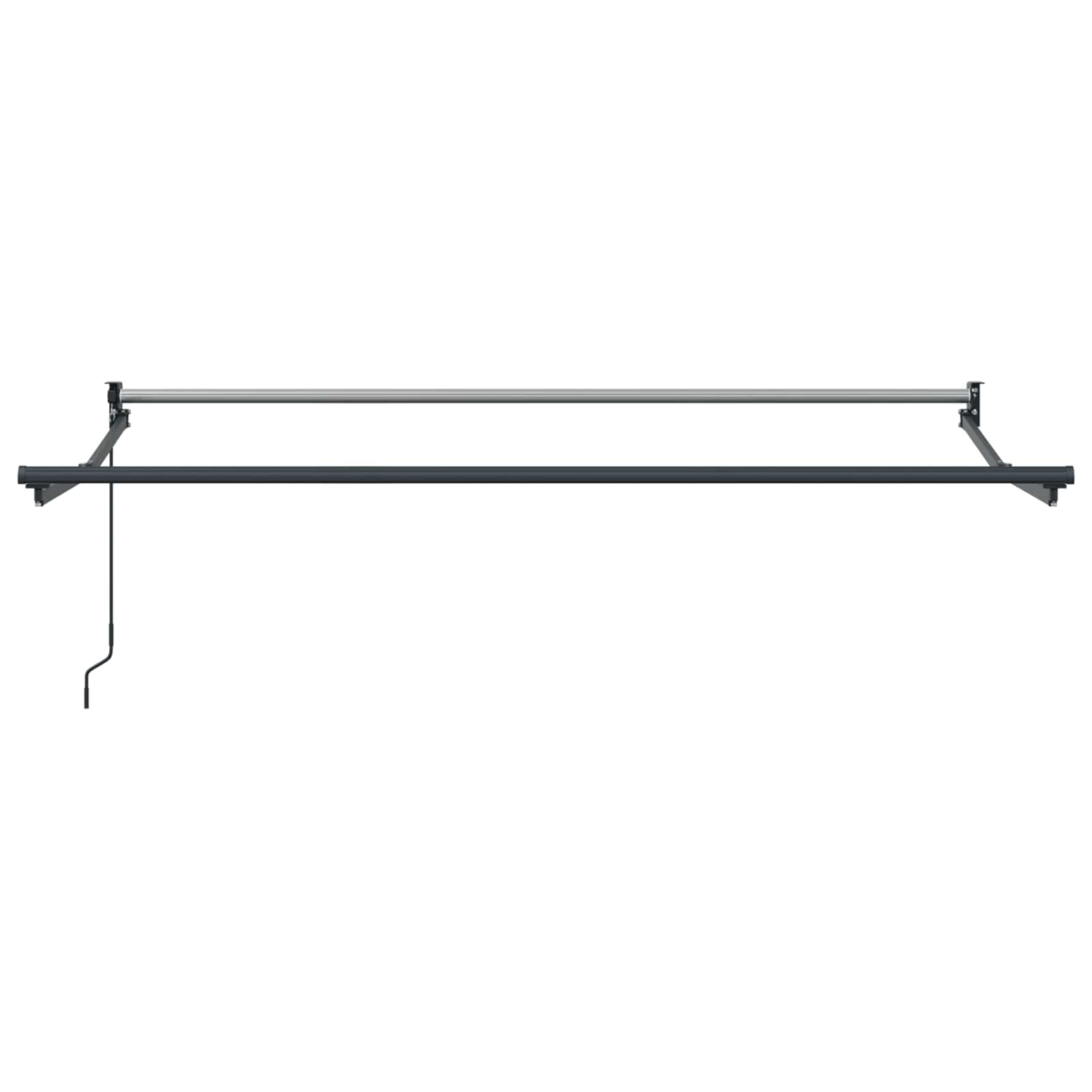 Telaio per tende da sole retrattile manuale Antracite 3 x 2 m | homemem39