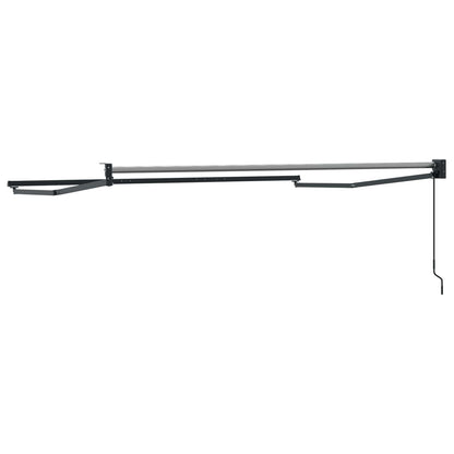 Telaio per tende da sole retrattile manuale Antracite 3,5 x 2 m | homemem39