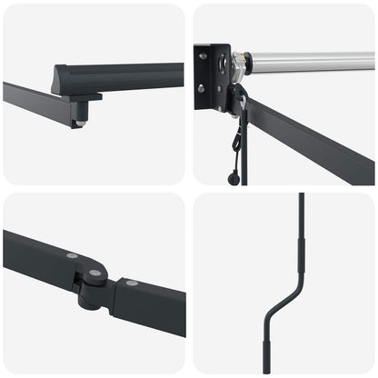 Struttura della tenda elettrica retrattile Antracite 4 x 2 m | homemem39