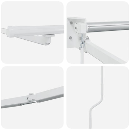 Struttura della tenda elettrica retrattile Bianco 3,5 x 2 m | homemem39