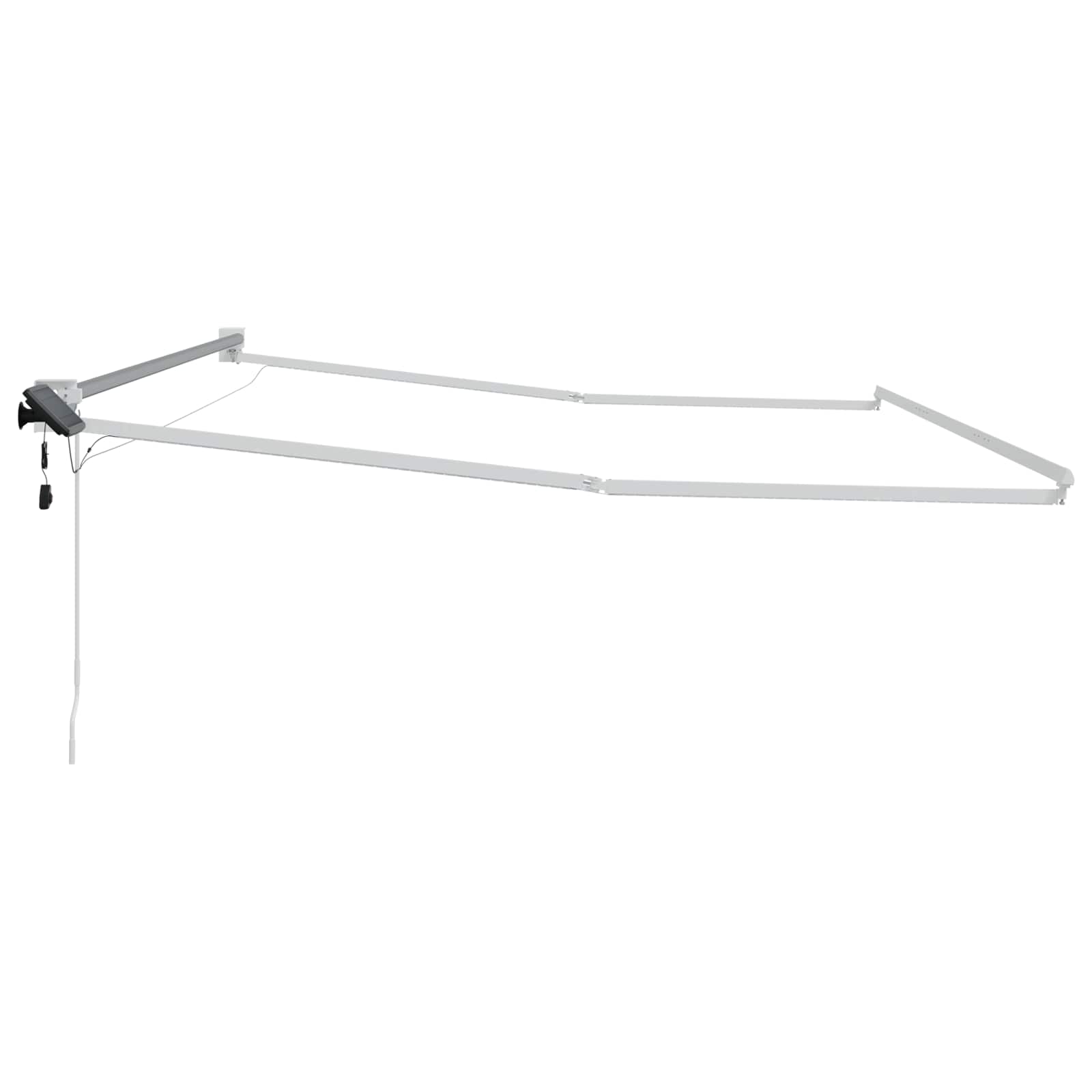 Struttura della tenda elettrica retrattile Bianco 4 × 3 m | homemem39
