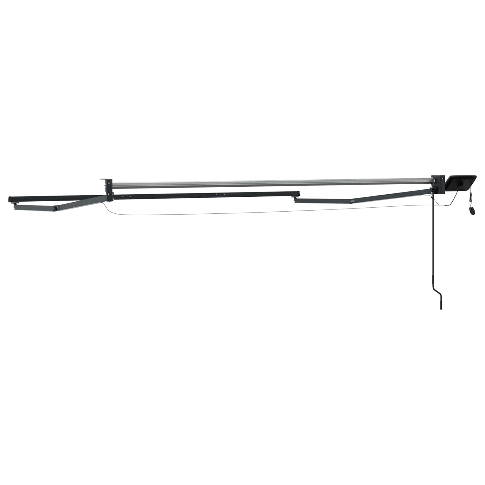 Struttura della tenda elettrica retrattile Antracite Alluminio | homemem39