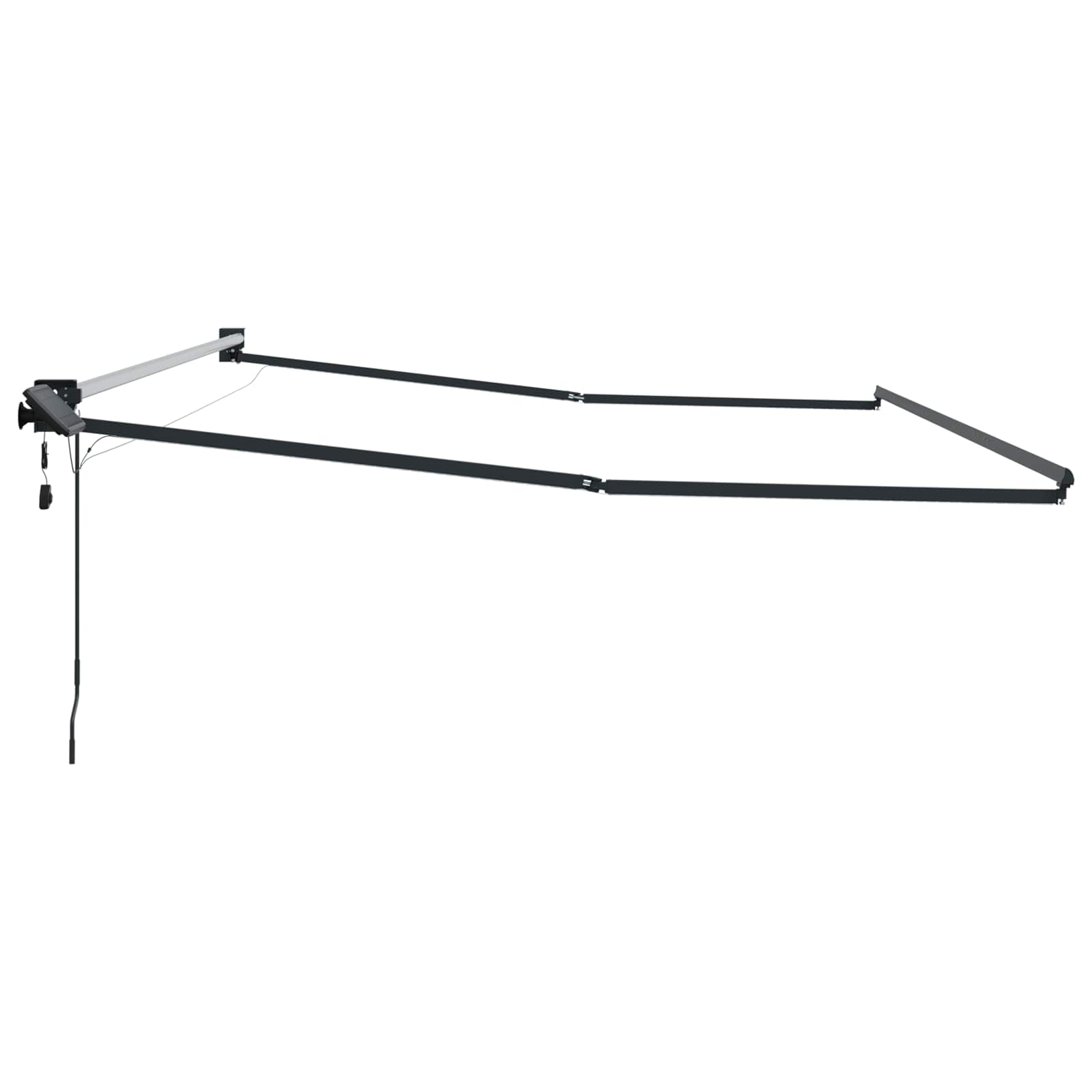 Struttura della tenda elettrica retrattile Antracite 4,5 × 3 m | homemem39