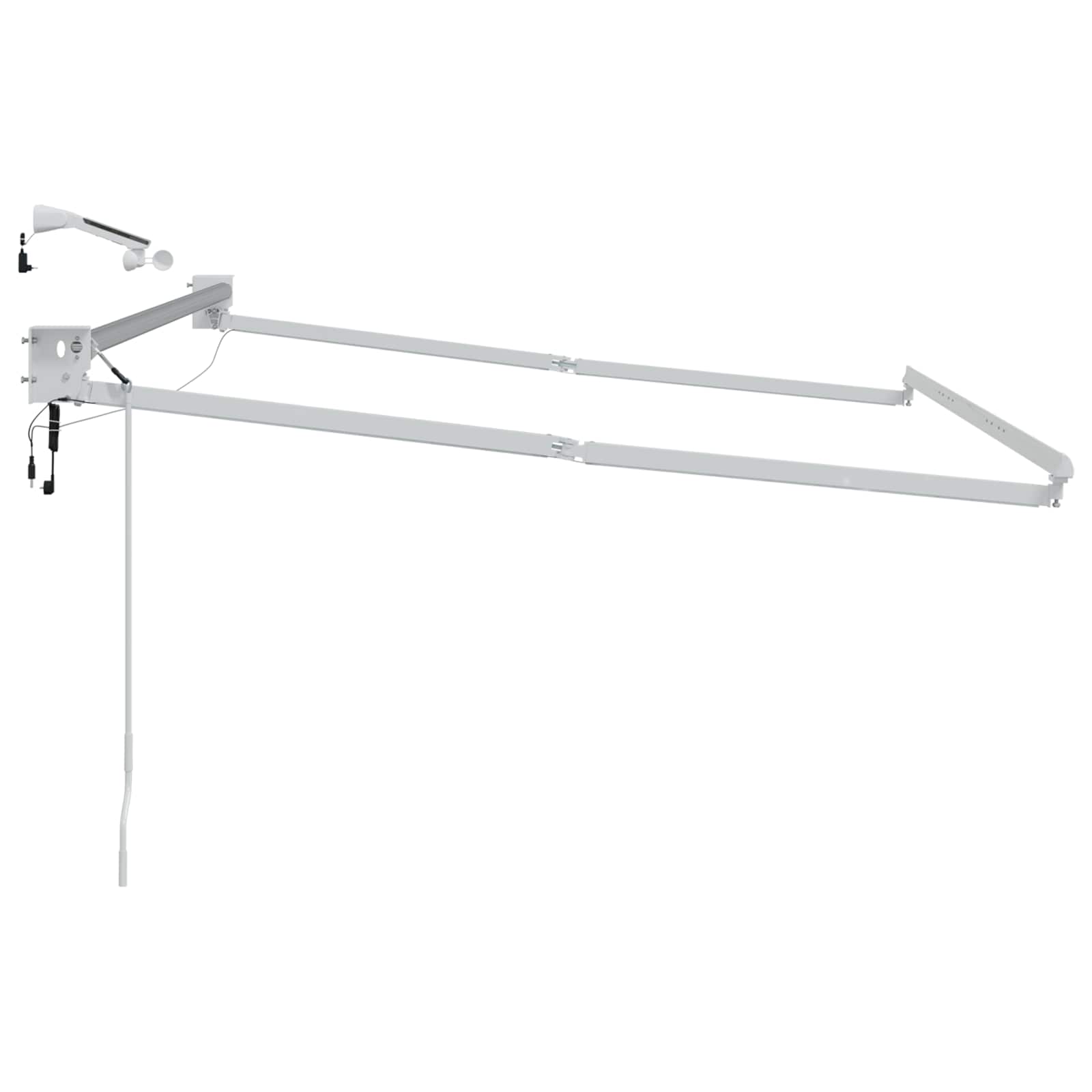 Struttura della tenda elettrica retrattile Bianco 2,5 x 2 m | homemem39