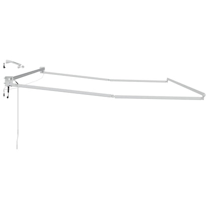 Struttura della tenda elettrica retrattile Bianco 4 × 3 m | homemem39