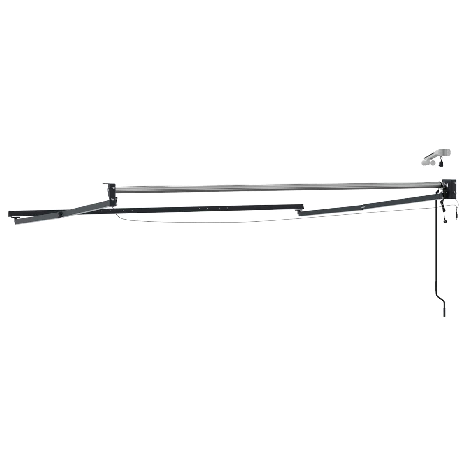 Struttura della tenda elettrica retrattile Antracite 3 x 2 m | homemem39