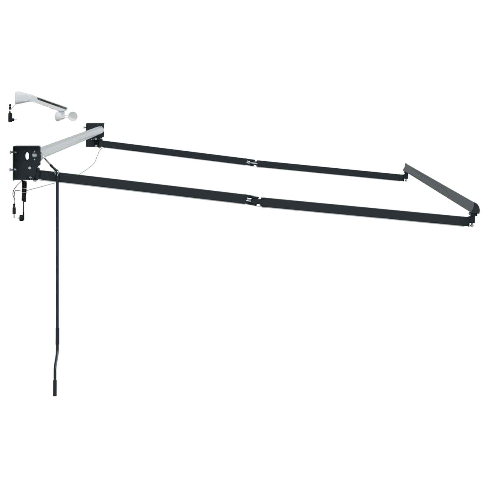Struttura della tenda elettrica retrattile Antracite 3 x 2 m | homemem39