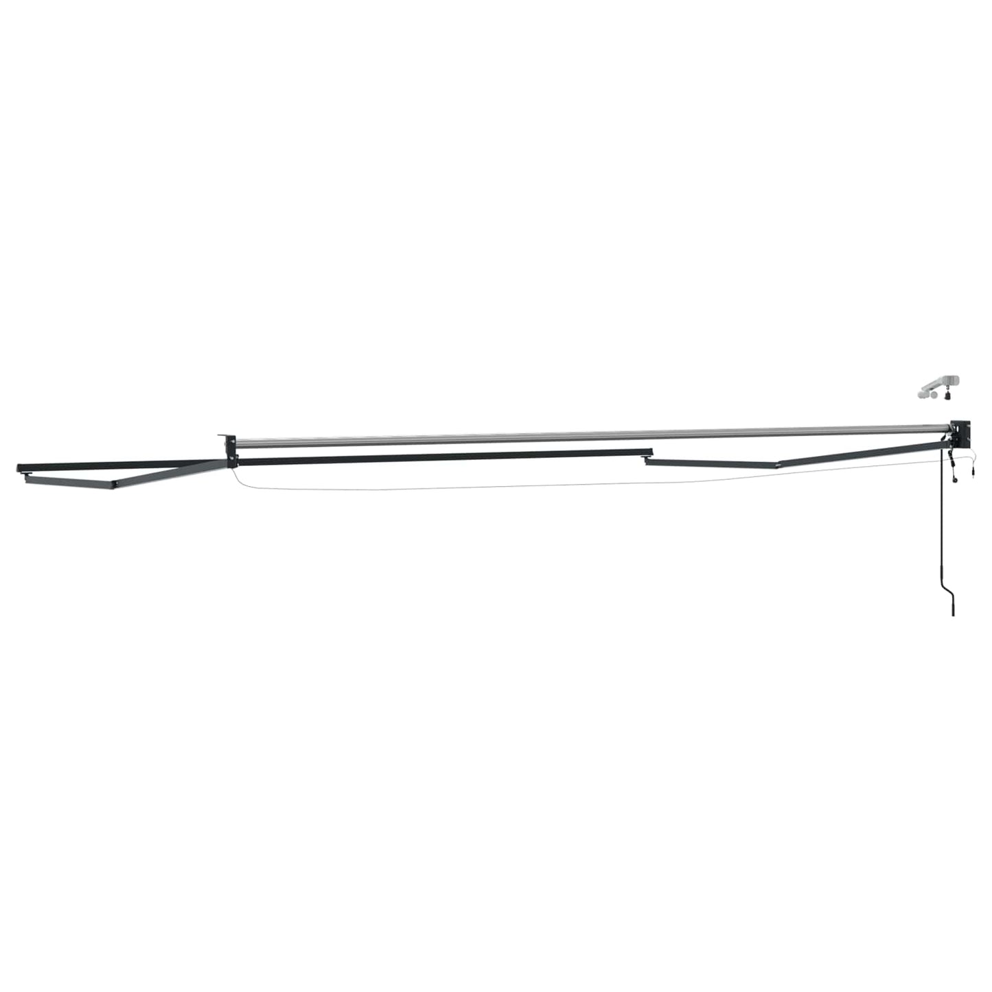 Struttura della tenda elettrica retrattile Antracite 4 × 3 m | homemem39