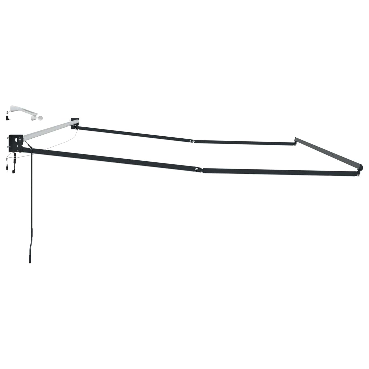 Struttura della tenda elettrica retrattile Antracite 4 × 3 m | homemem39