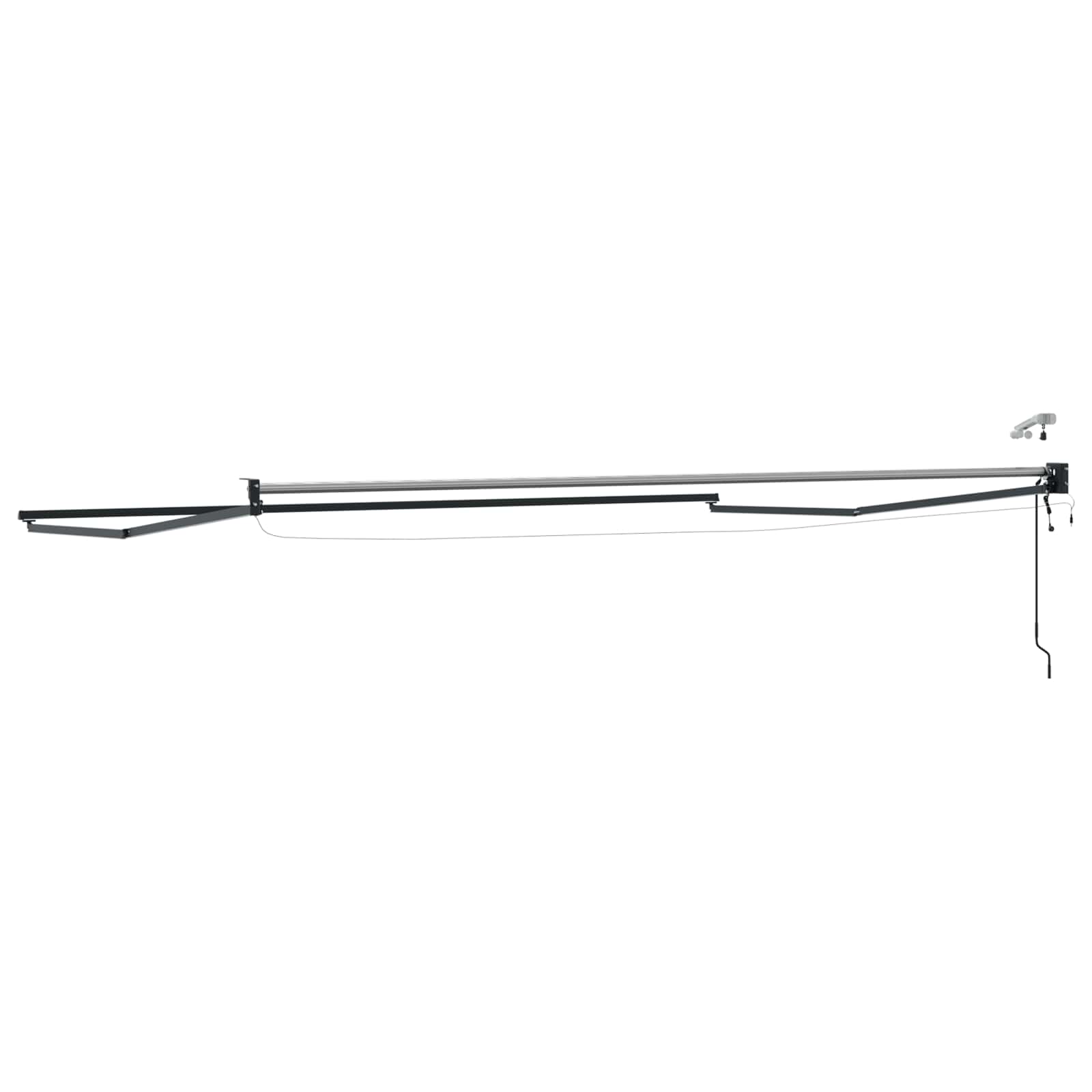 Struttura della tenda elettrica retrattile Antracite 4,5 × 3 m | homemem39