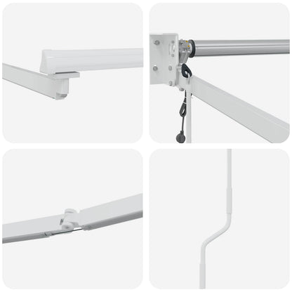 Struttura della tenda elettrica retrattile Bianco 2,5 x 2 m | homemem39