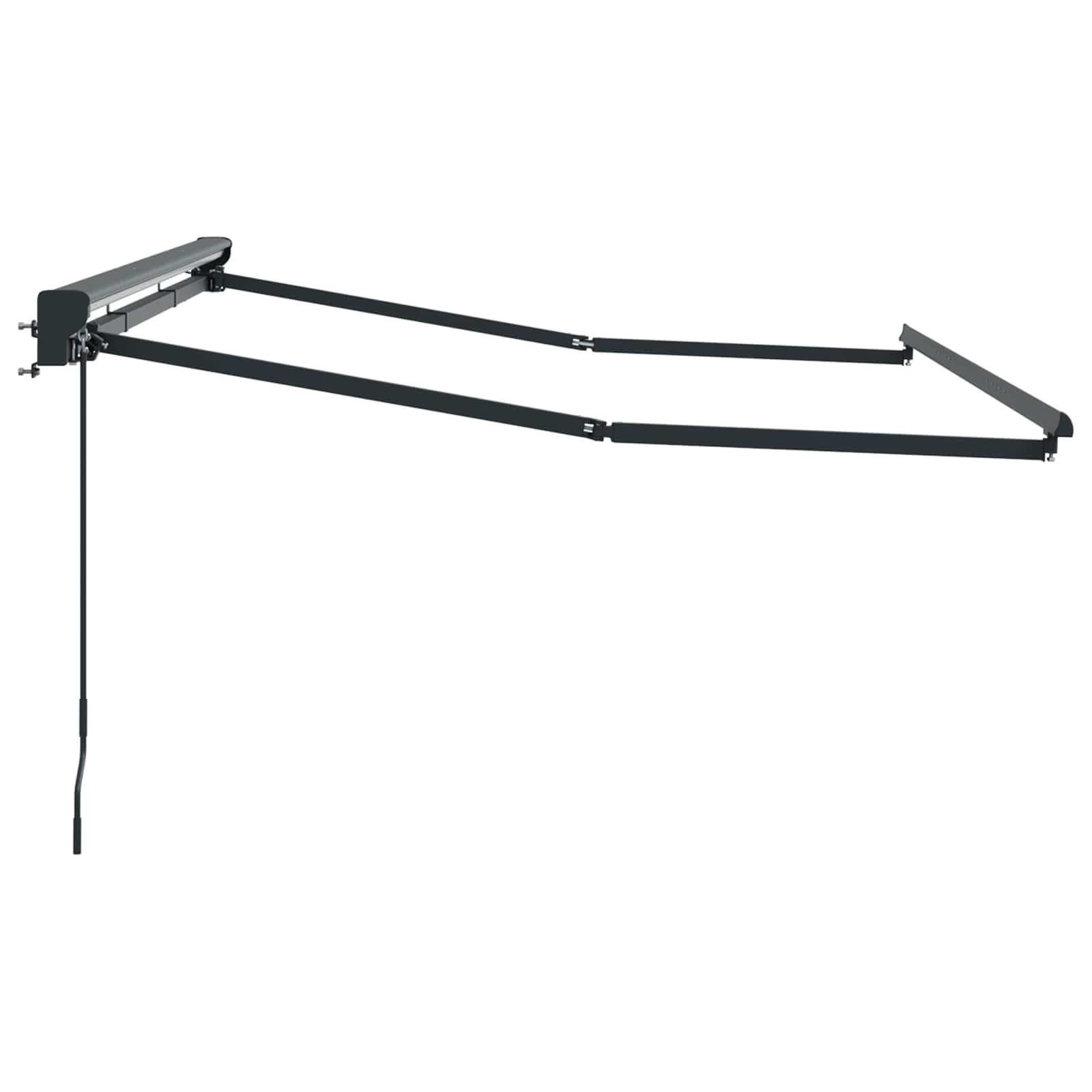 Telaio di tenda manuale Regolabile Antracite 3 x 2 m Acciaio | homemem39