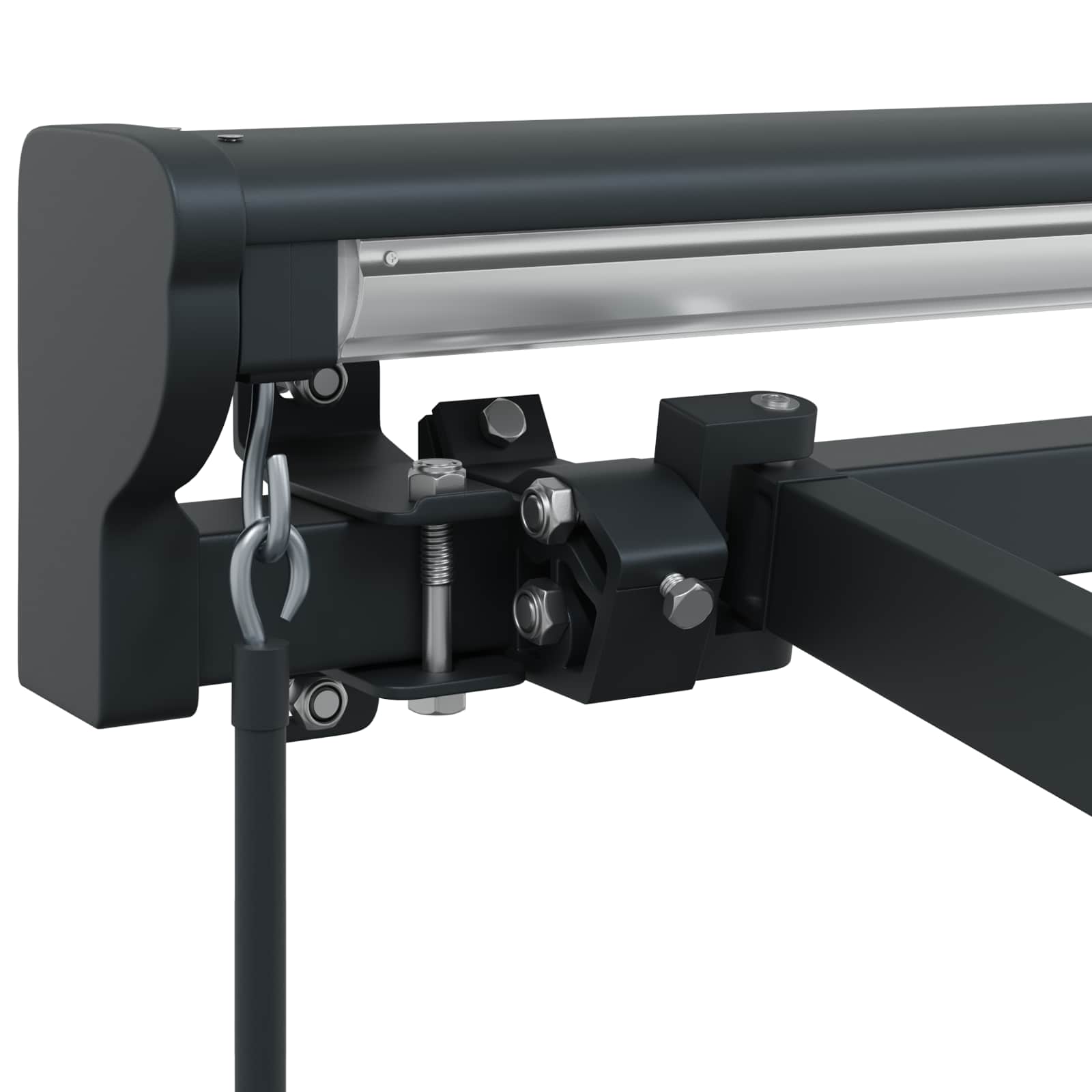 Telaio di tenda manuale Regolabile Antracite 3,5 x 2 m Acciaio | homemem39