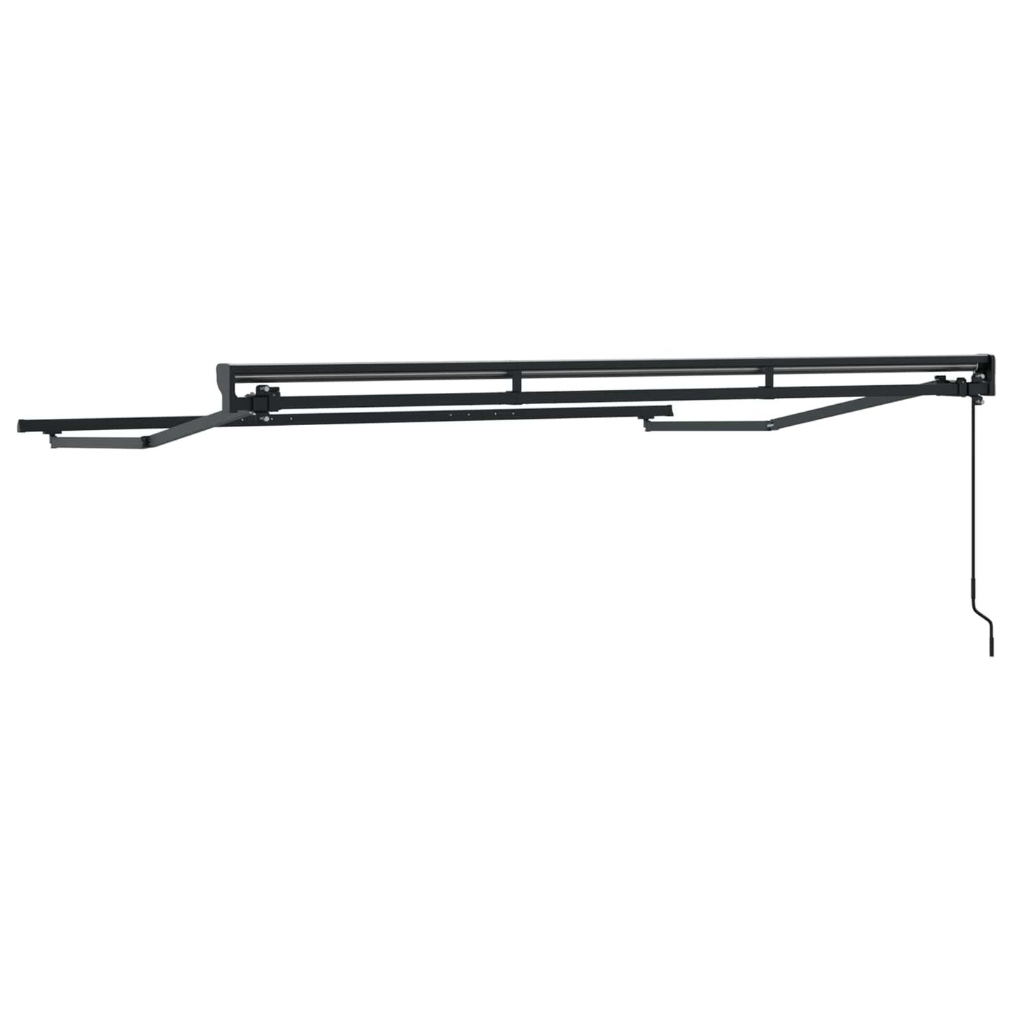 Telaio di tenda manuale Regolabile Antracite 3,5 x 2 m Acciaio | homemem39