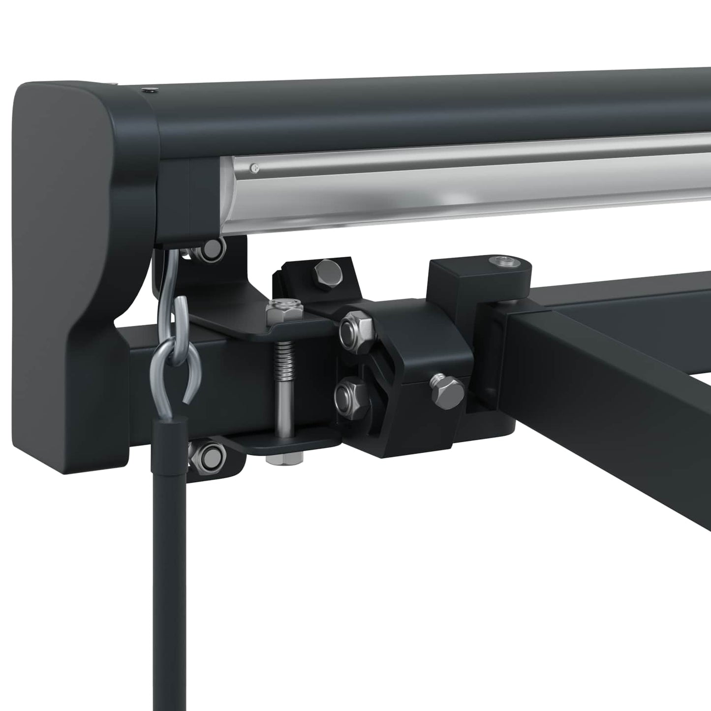 Telaio di tenda manuale Regolabile Antracite 4 x 2 m Acciaio | homemem39