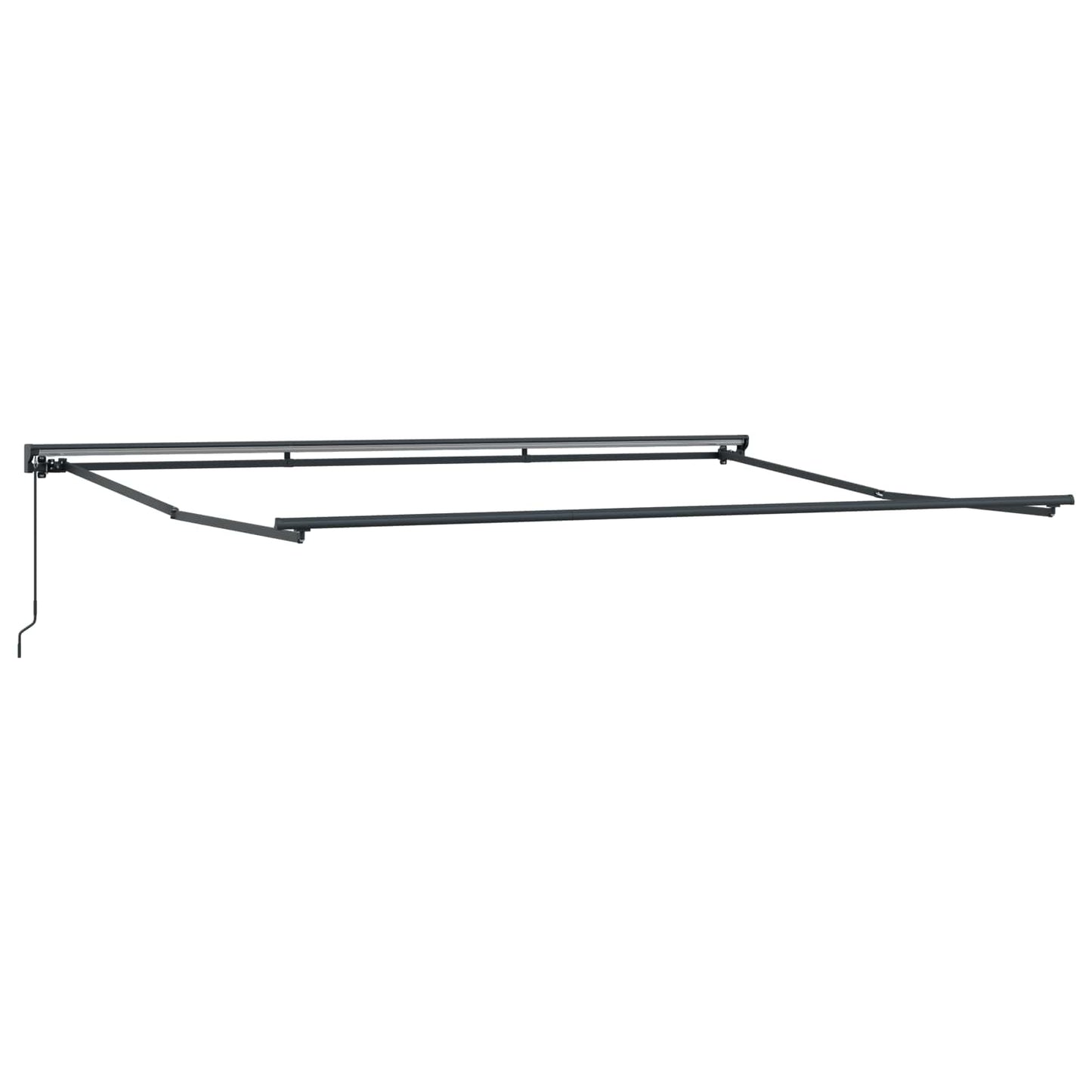 Telaio di tenda manuale Regolabile Antracite 4 x 2 m Acciaio | homemem39