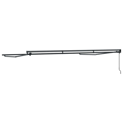 Telaio di tenda manuale Regolabile Antracite 4 × 3,5 m Acciaio