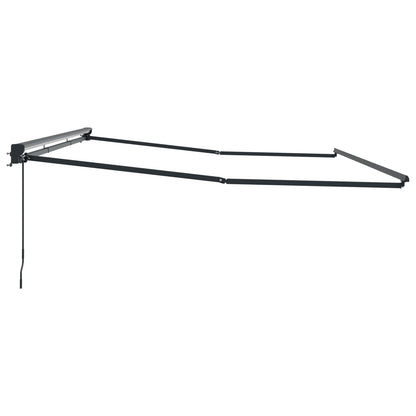 Telaio di tenda manuale Antracite 4,5 × 3,5 m Acciaio | homemem39