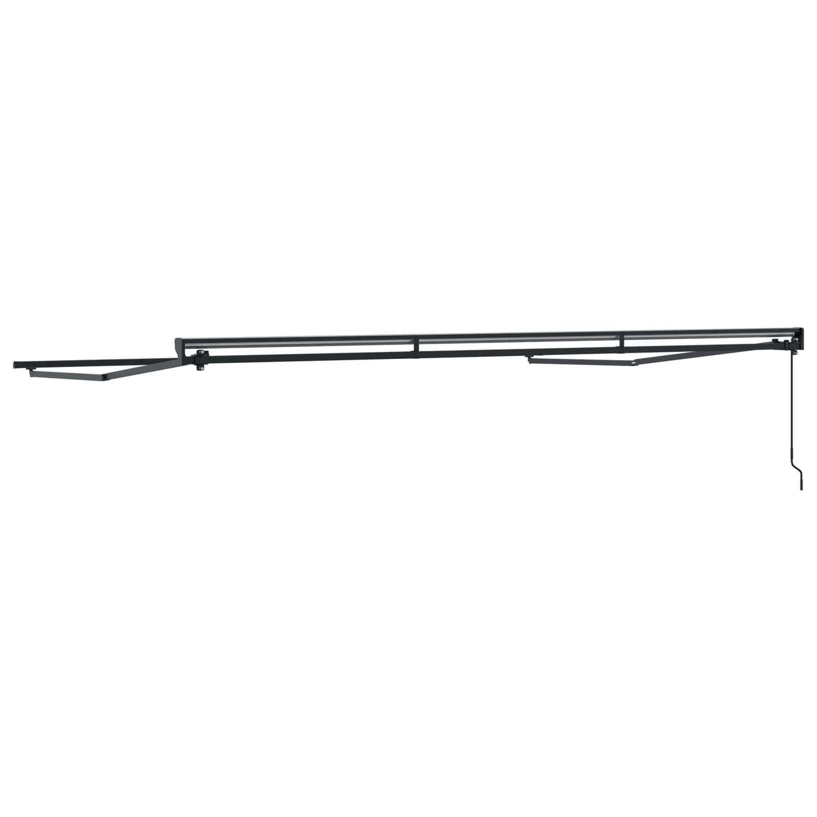 Telaio di tenda manuale Regolabile Antracite 5 × 3,5 m Acciaio | homemem39