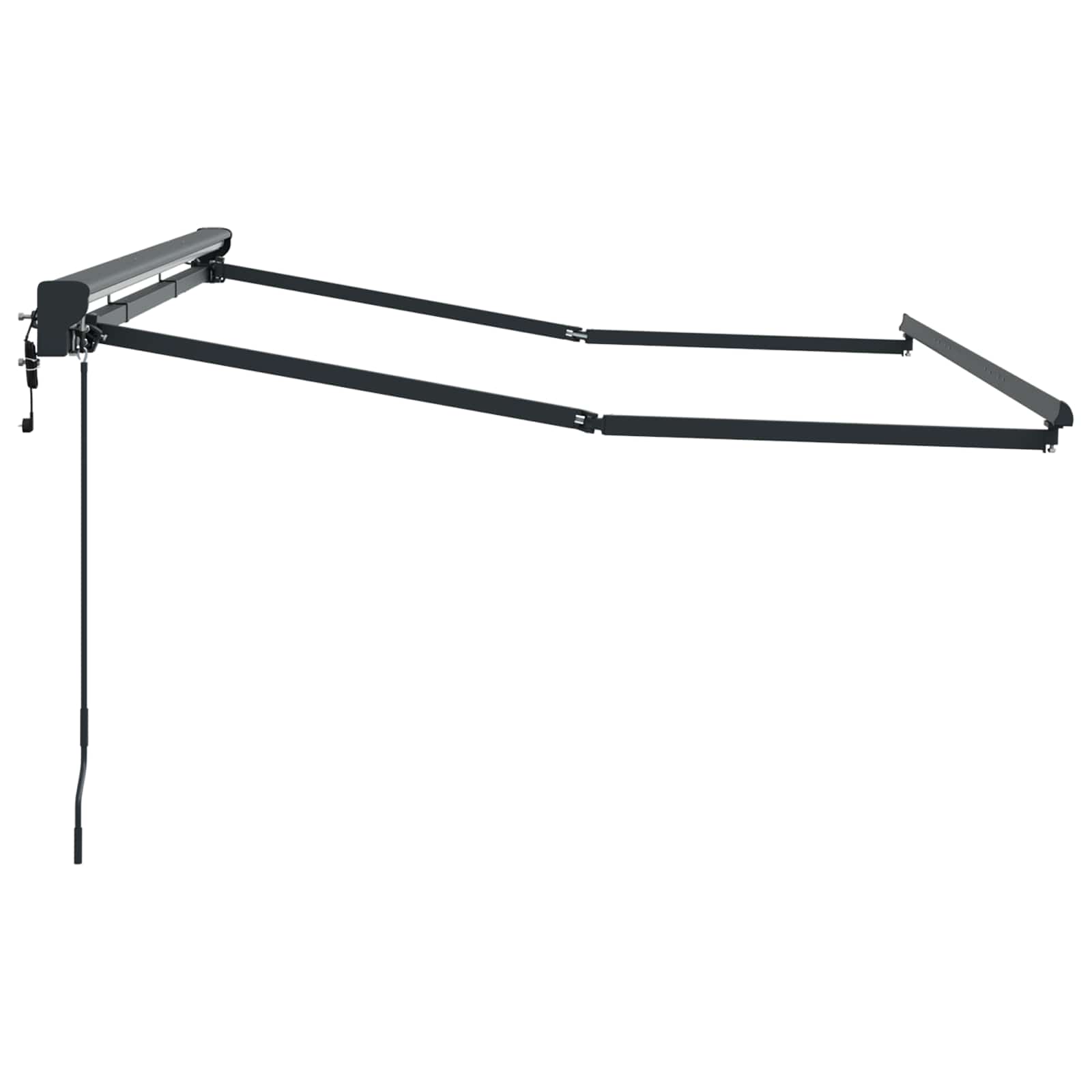 Struttura della tenda elettrica retrattile Antracite 3,5 x 2 m | homemem39