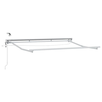 Telaio tenda elettrica con LED Bianco 3,5 x 2 m Alluminio | homemem39