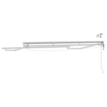 Telaio tenda elettrica con LED Bianco 3,5 x 2 m Alluminio | homemem39