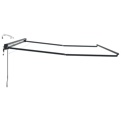 Telaio tenda elettrica con LED Antracite 4,5 × 3 m Alluminio | homemem39
