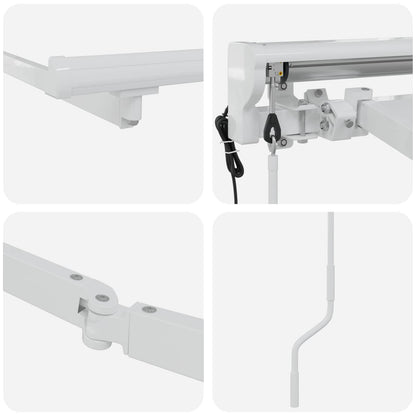 Struttura della tenda elettrica retrattile Bianco 3,5 x 2,5 m | homemem39