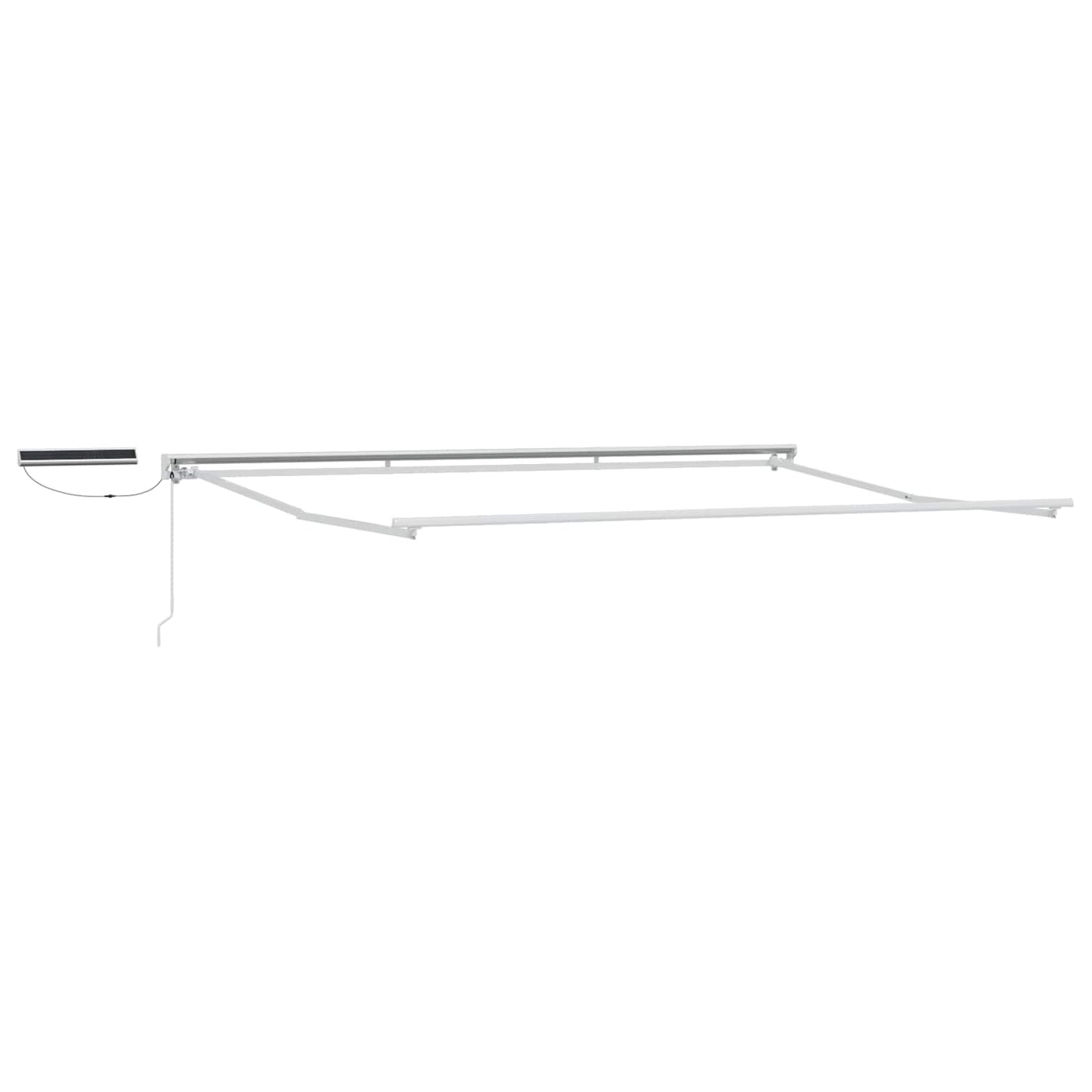 Struttura della tenda elettrica retrattile Bianco 4,5 × 3,5 m