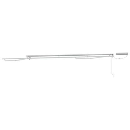 Struttura della tenda elettrica retrattile Bianco 4,5 × 3,5 m