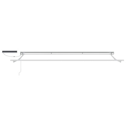 Struttura della tenda elettrica retrattile Bianco 4,5 × 3,5 m