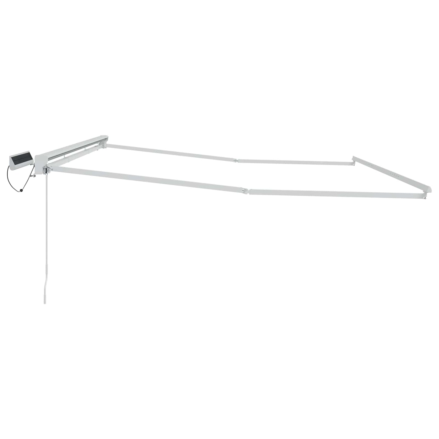 Struttura della tenda elettrica retrattile Bianco 4,5 × 3,5 m