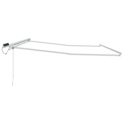 Struttura della tenda elettrica retrattile Bianco 4,5 × 3,5 m