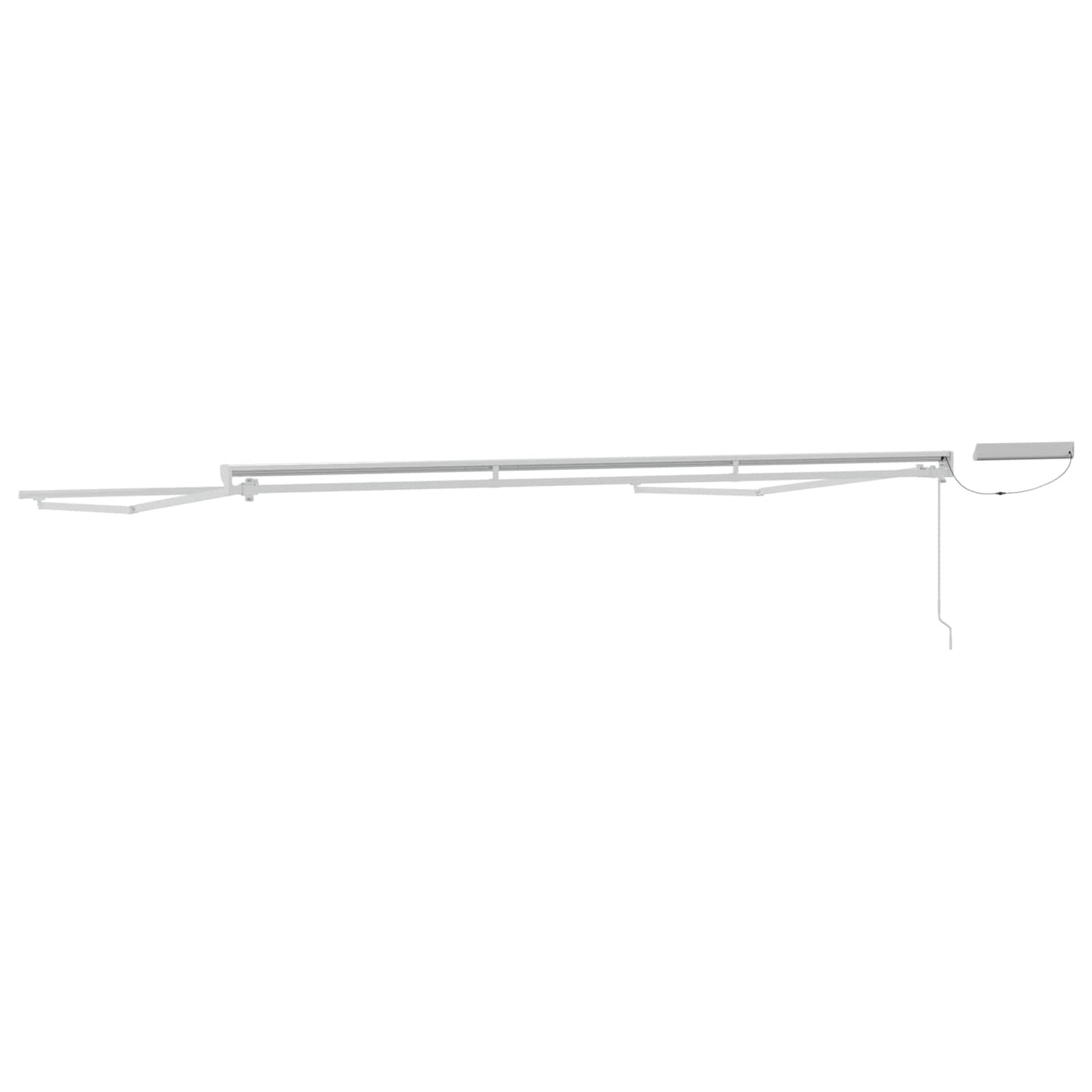 Struttura della tenda elettrica retrattile Bianco 5 x 3 m | homemem39